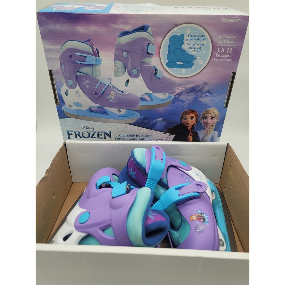 Disney Frozen Adjustable Ice Skates Girls Y8-11 Anna Elsa NEW w/ Box